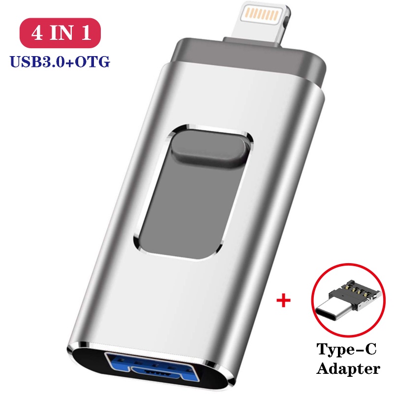 Usb 3.0 OTG Cho iphone 12 / 11 / X / 9 / 8 / 7 / 6 / 5S Pendrive 16GB 32GB 64GB 128GB 256G