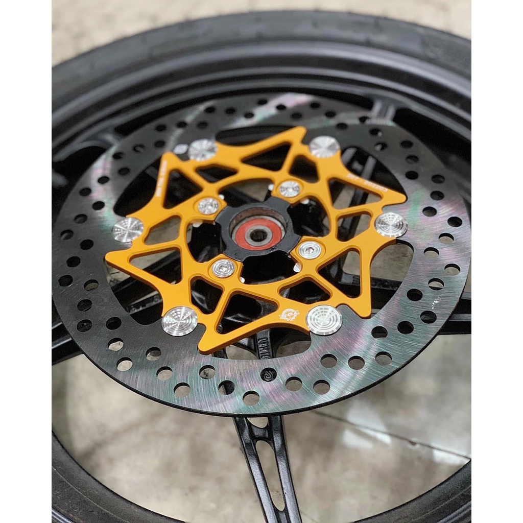 Đĩa TQ6 4Lỗ Khoen Nút Inox Lòng Nhôm Gắn Cho Ya - Hon