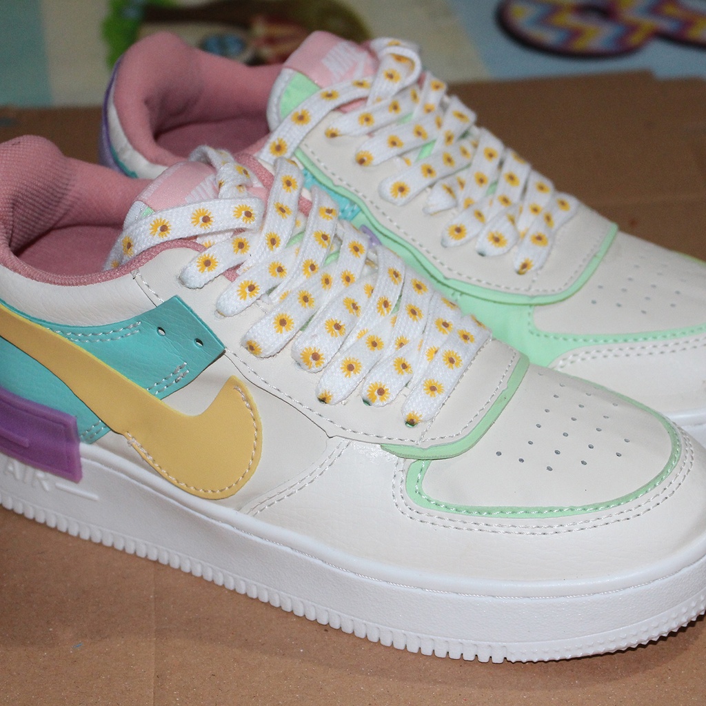 Giày NIKE AIR FORCE 1 SHADOW 7 MÀU, Giày Thể Thao Nam Nữ, Giày_Nike AF1 Màu Air Force 1 Hàng Đẹp
