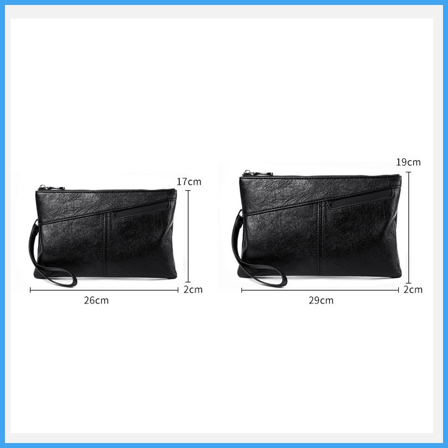 Ví cầm tay nam, túi clutch nam da PU cao cấp MS 2006 | BigBuy360 - bigbuy360.vn