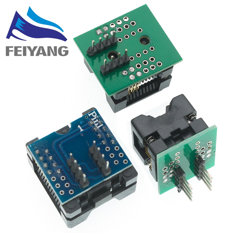 Bộ Điều Hợp SOP16 Sang DIP8 Rộng 150mil 200mil 208mil 300mil SOP8 Cho EZP2010 EZP2013 CH341A IC