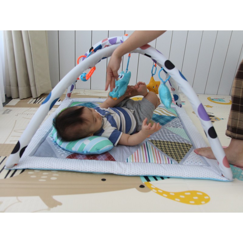 Lều vải kết hợp thảm nằm chơi cho bé 2 trong 1 Konig kids