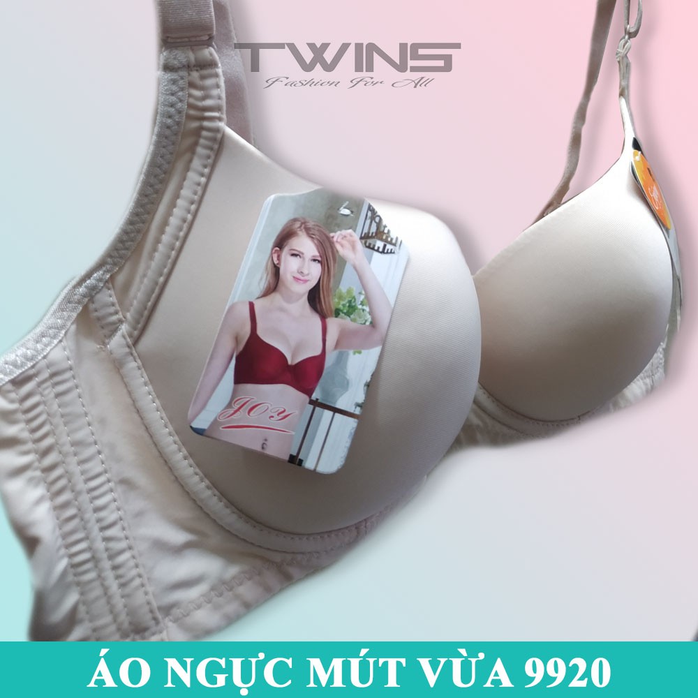 Áo ngực nữ có gọng nâng ngực Joy 9920 mút vừa màu trơn phom nguyên ngực thoải mái mặc áo dài, áo sơ mi size 34-36-38-40