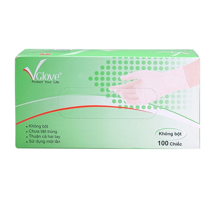 [Hỏa Tốc Q10] Găng tay y tế Vglove (Có Bột/ Không bột)
