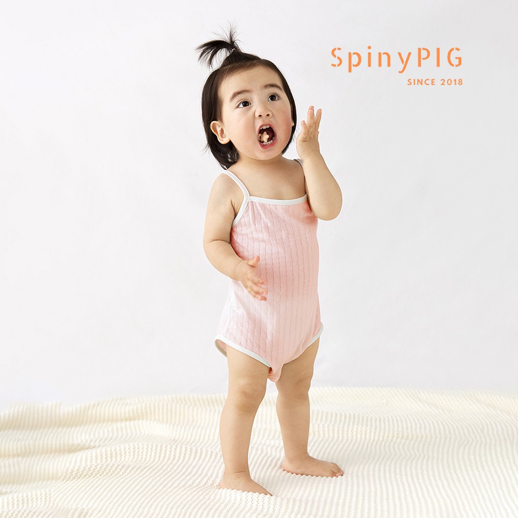 Bộ body 2 dây cho bé 0-2 tuổi 100% cotton bề mặt lỗ khí cực thoáng mát [Tặng kèm miếng nối dài đũng]