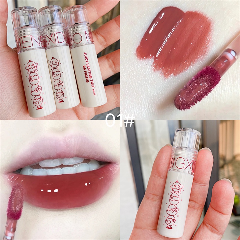 Local Stock Cash on Delivery Cherrylove Son Kem Lì MengXiDuo CHERRYLOVE Mini Juicy Lâu Trôi Chống Thấm Trang Điểm Làm Đẹp Phong Cách Địa Phương