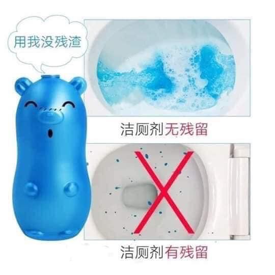Lọ thả bồn cầu hình con lợn xanh khử mùi hôi, diệt khuẩn