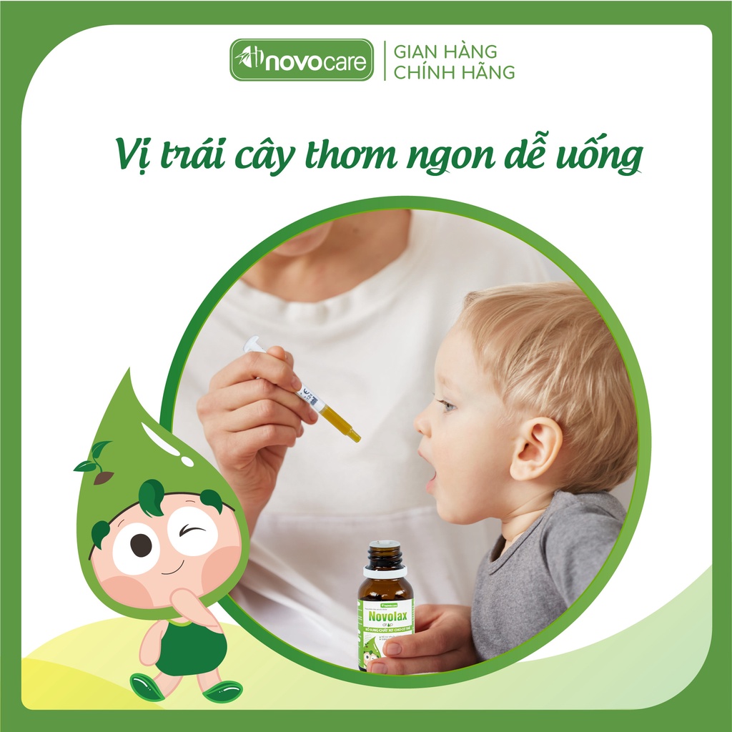 Chất Xơ Nhỏ Giọt Giảm Táo Bón - Novolax Drop - Bổ Sung Chất Xơ Hòa Tan Từ Thiên Nhiên, Nhuận Tràng, Giảm Táo Bón
