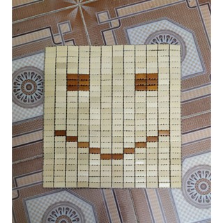 combo 2 tấm chiếu trúc lót ghế văn phòng 40 x 40cm ngồi cho mát và rất êm