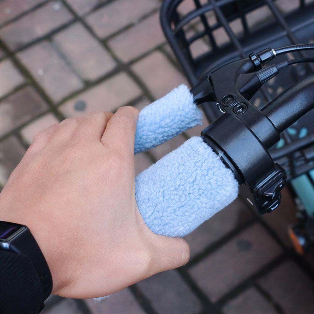 Vỏ Bọc Tay Lái Xe Máy Chất Liệu Dày Dặn Mềm Mại Chống Trượt Tiện Dụng Ốp