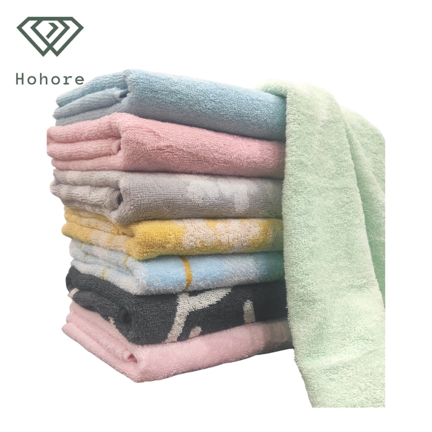 Khăn tắm cỡ trung 40cm x 80cm Songwol chất liệu cotton bamboo khăn dày mềm thumbnail