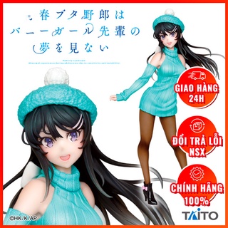  Mô Hình chính hãng Sakurajima Mai - Coreful Figure - Knit Dress ver.  Taito  chính hãng Nhật Bản 