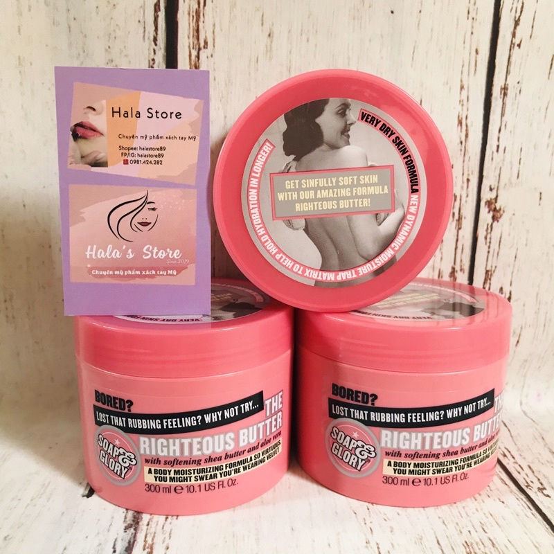 Soap And Glory ✨ Bơ dưỡng thể siêu mịn The Richteous Butter (300ml)