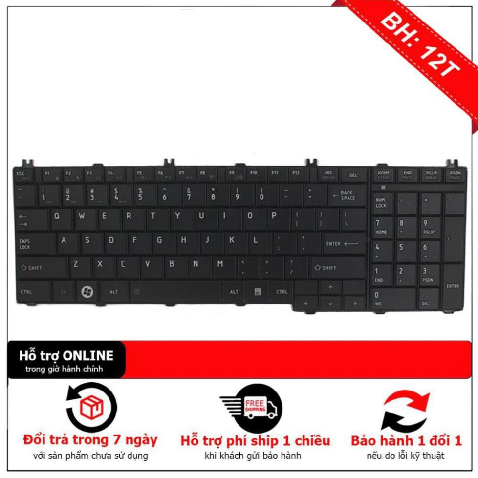 [BH12TH] Bàn Phím Laptop Toshiba L650, L655, L670, L675, L750, L755, L770