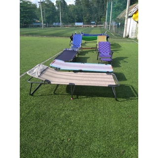 Giường xếp vải bố đài loan loại lớn 77cm sơn tĩnh điện