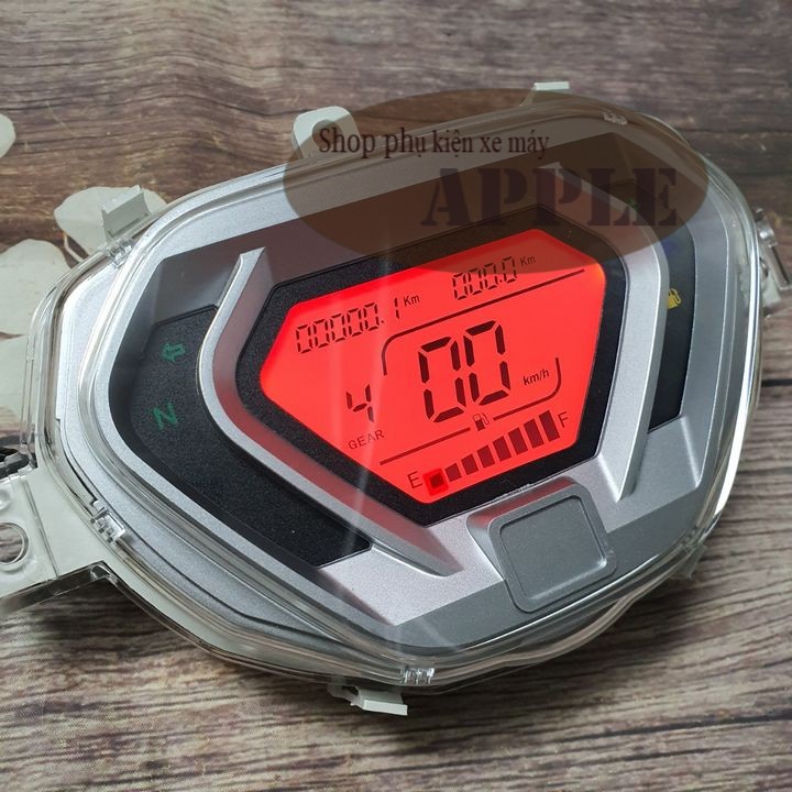 Đồng hồ điện tử  xe máy Wave Blade, Super Dream 110 [MUA NGAY KẺO LỠ] Màn hình LCD, Full chức năng đổi màu