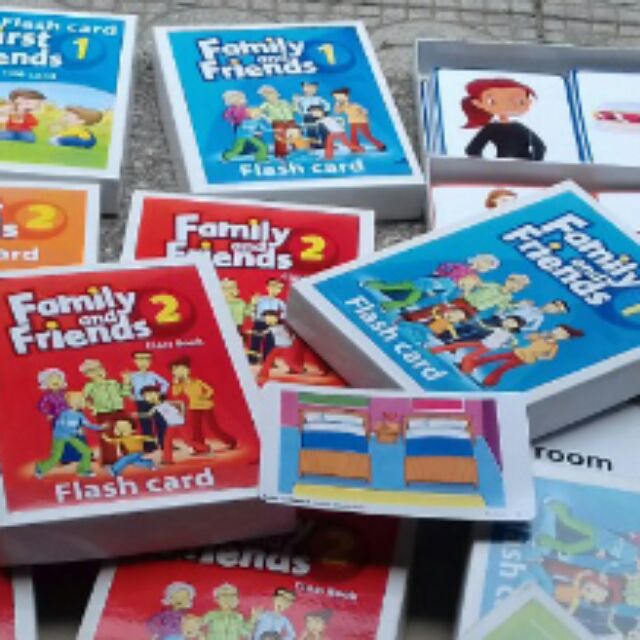 Flashcard Family and Friends 1 + 2