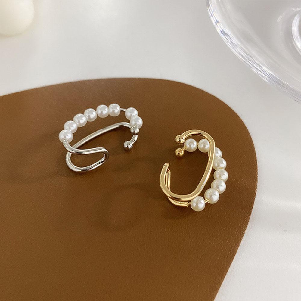 Khuyên Kẹp Sụn Tai Bằng Hợp Kim Phong Cách Tối Giản Thanh Lịch Thời Trang Hàn Quốc