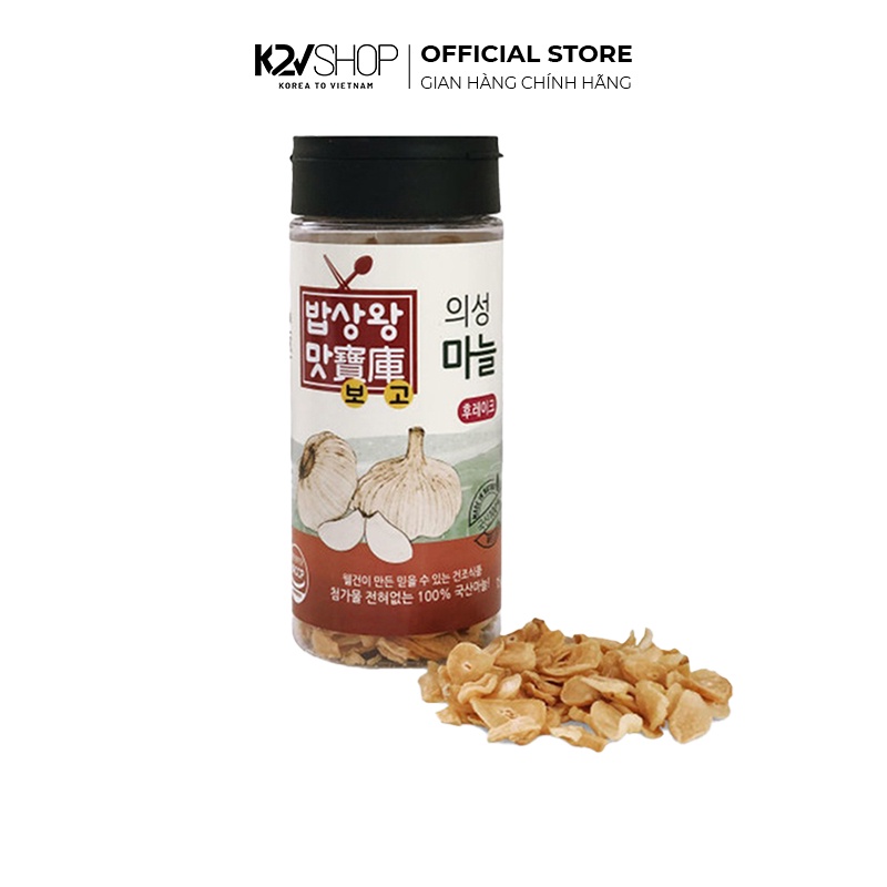 Tỏi Lát Sấy Khô Wellgun Dried Garlic Flake Hàn Quốc 75g - K2V Shop