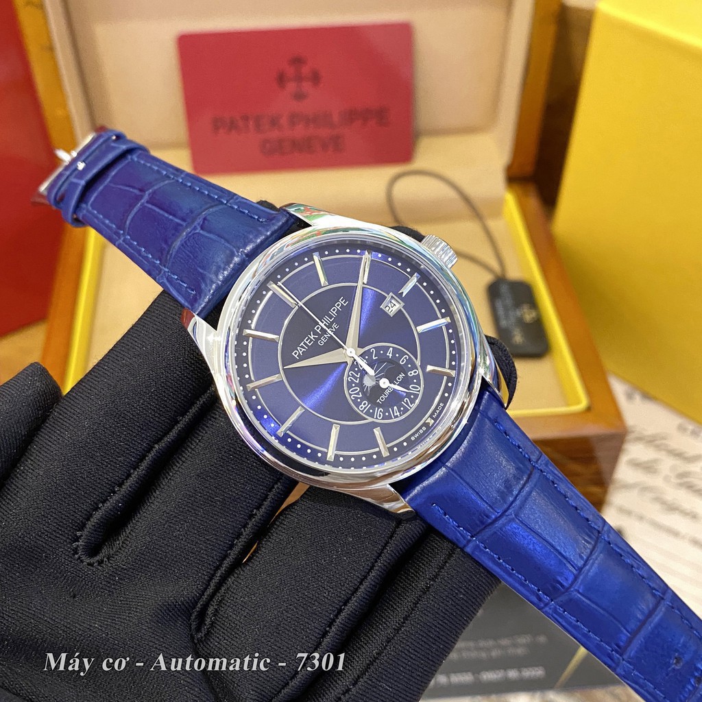 Đồng hồ nam PP máy cơ - size 42mm bản cao cấp bảo hành 24 tháng autowatch | BigBuy360 - bigbuy360.vn