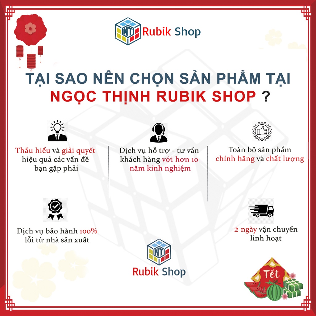 [Rubik 2x2x2] Rubik giá rẻ QiYi QiDi W 2x2 Viền đen (Black)