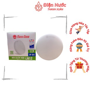 Đèn Ốp Trần, Đèn Led Ốp Trần Hình Tròn LN 12N 220/12-24W Ánh Sáng Trắng Vàng - Hàng Chính Hãng 9006