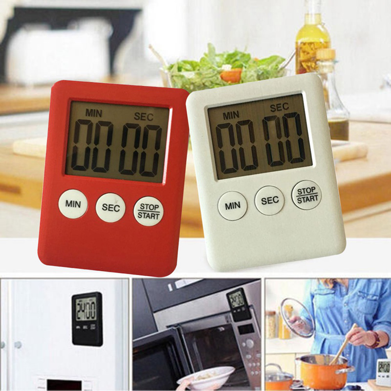 Đồng hồ đếm ngược canh giờ nấu ăn có màn hình LCD