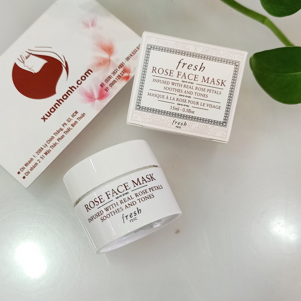 Mặt nạ Fresh Rose Face mask chiết xuất hoa hồng sáng mịn, căng mọng, trẻ hóa da.