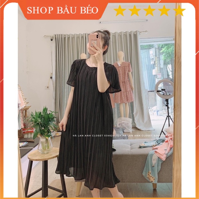Váy bầu thiết kế dập ly QC - giá sỉ