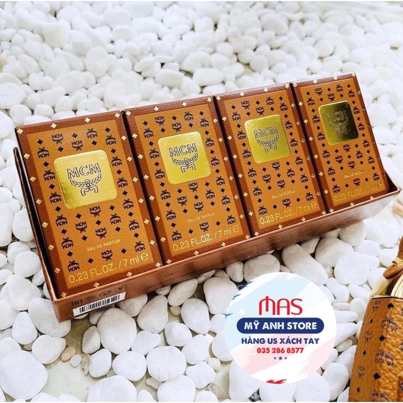 Set BALO NƯỚC HOA MCM mini size 4x7ml full box