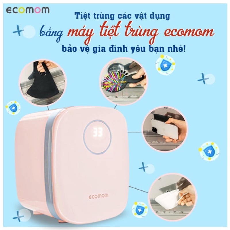 Máy tiệt trùng sấy khô khử mùi bằng tia UV Ecomom 202 Pro Advanced