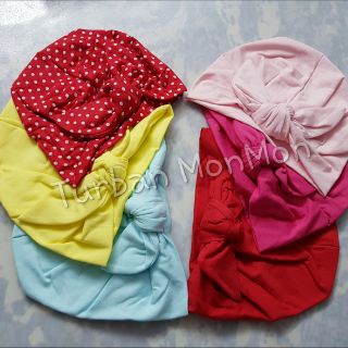Combo 3 mũ turban thỏ cho bé