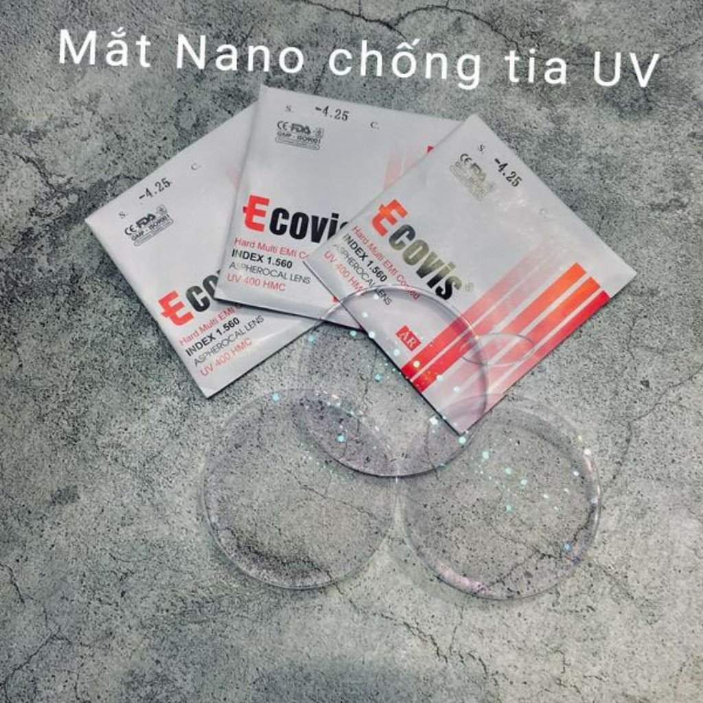 Mắt cận cao cấp chống ánh sáng xanh, tia UV, mắt kính cận loạn viễn thị Qiwa Eyewear