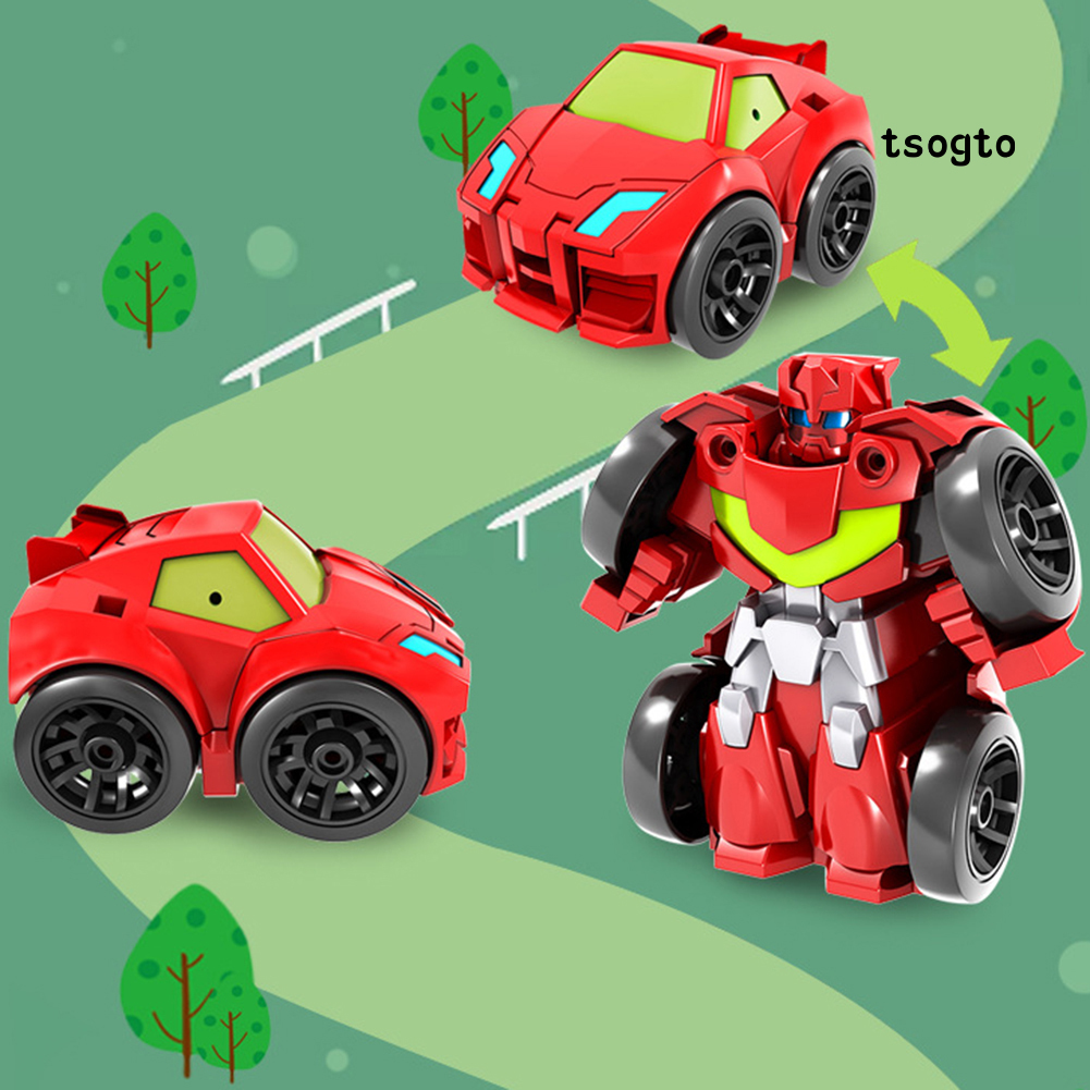 Đồ chơi mô hình xe hơi biến hình rô bốt thú vị dành cho bé