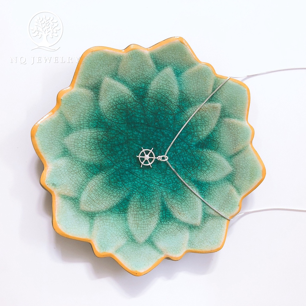 Dây chuyền bạc mặt bánh lái - NQ Jewelry