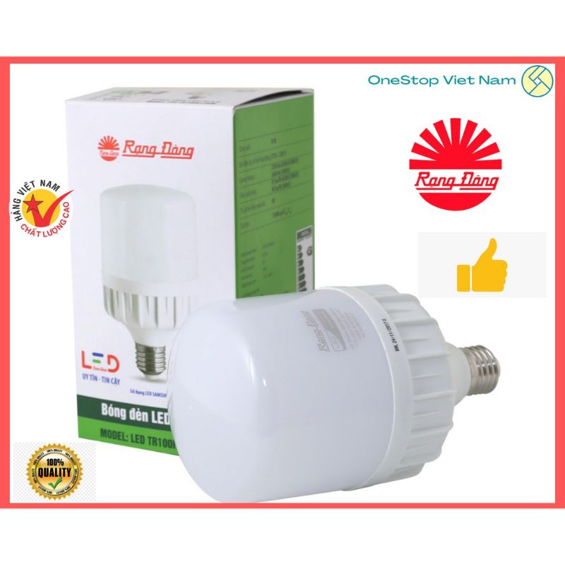 Bóng Đèn LED Bulb TRỤ 30W 40W 50W Rạng Đông  , bảo hành 1 đổi 1, Áng sáng trắng 6500k - Bách Hóa Việt Hường