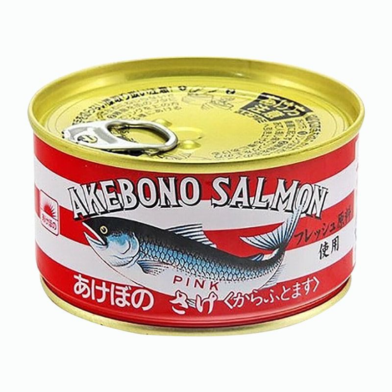 Cá ngừ đóng hộp hiệu Akebono Salmon hộp 180g