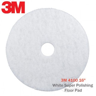 Pad chà sàn 3m 4100 white super polish 16 inch