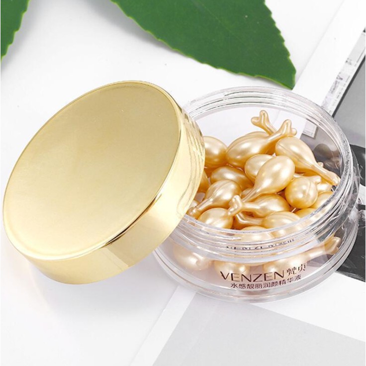 Serum viên dưỡng da căng bóng VEZE Siêu Phẩm dưỡng da cung cấp collagen thu nhỏ lỗ chân lông, căng mướt, sáng hồng A195