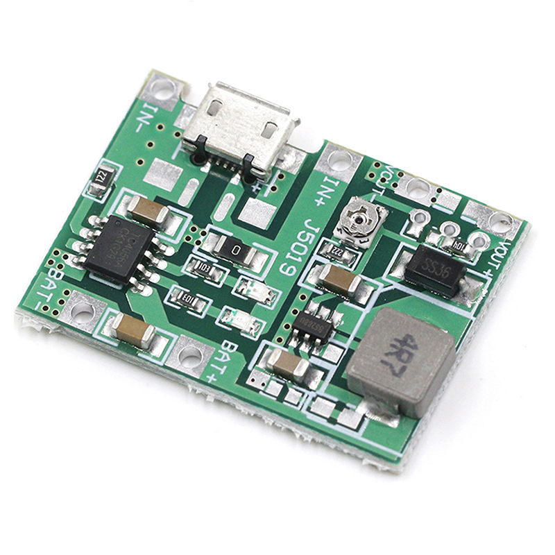 3.7V 4.2V Lithium Li-ion 18650 Battery Charger Board DC-DC Step Up Boost Module Lithium Battery Charging Step-Up Board Module