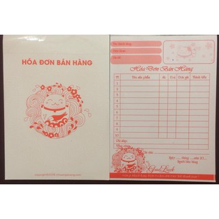 Combo 11 quyển hóa đơn, phiếu ship hàng