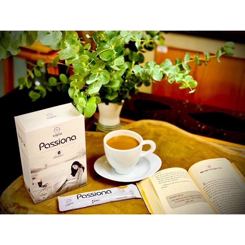 Cà phê Passiona cho phái đẹp 4in1 hòa tan hộp 14 gói