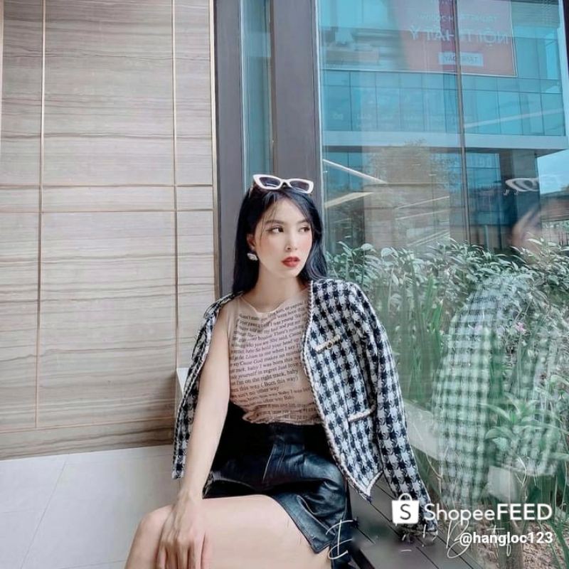 ÁO DẠ LEN KẺ 2 LỚP SIÊU HÓT