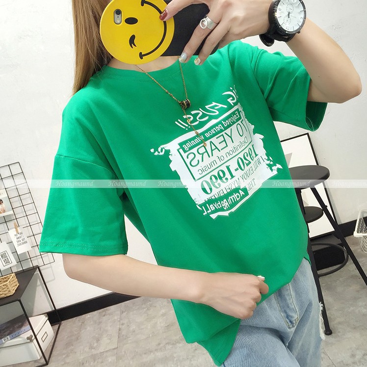 ÁO THUN TAY LỠ FORM RỘNG IN KHUNG CHỮ SỐ 1920-1950 (kèm ảnh thật ) | BigBuy360 - bigbuy360.vn