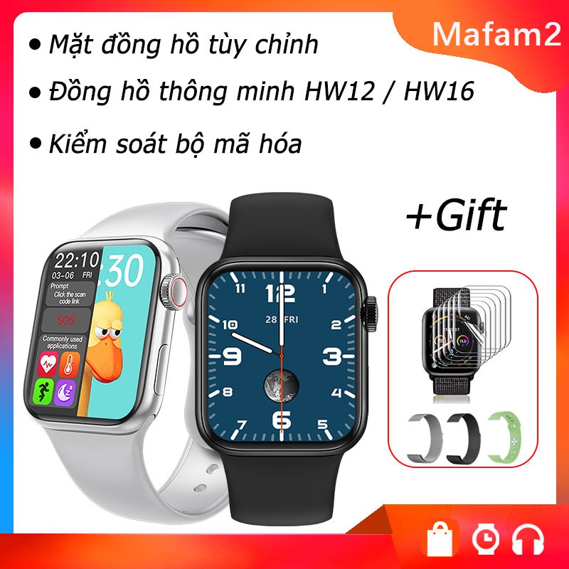 IWO HW12 smart watch Bluetooth call custom watch face Knob Button Smartwatch Apple watch series 6 40 44 mm HW16