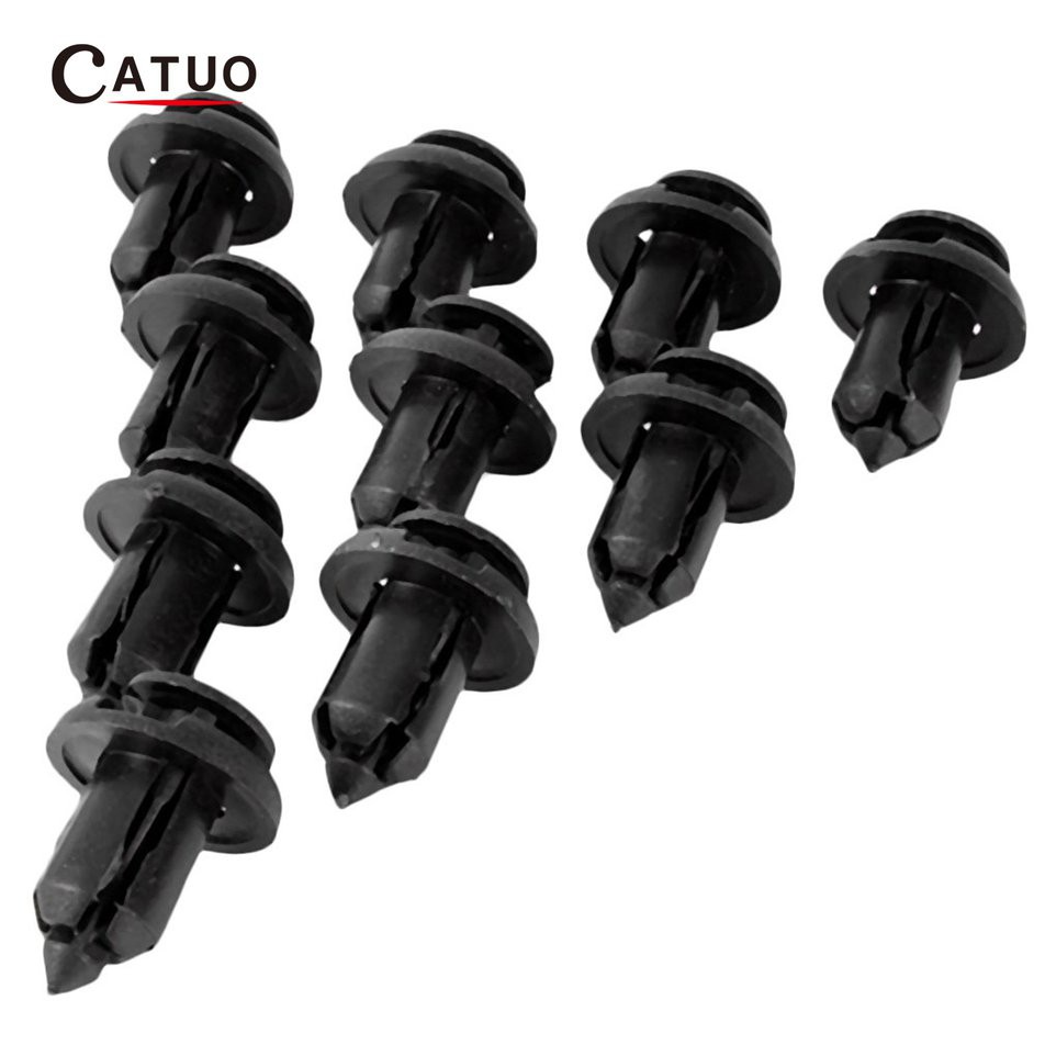 Bộ 10 Chốt Gài Nhựa Cho Cản Trước Xe Hơi