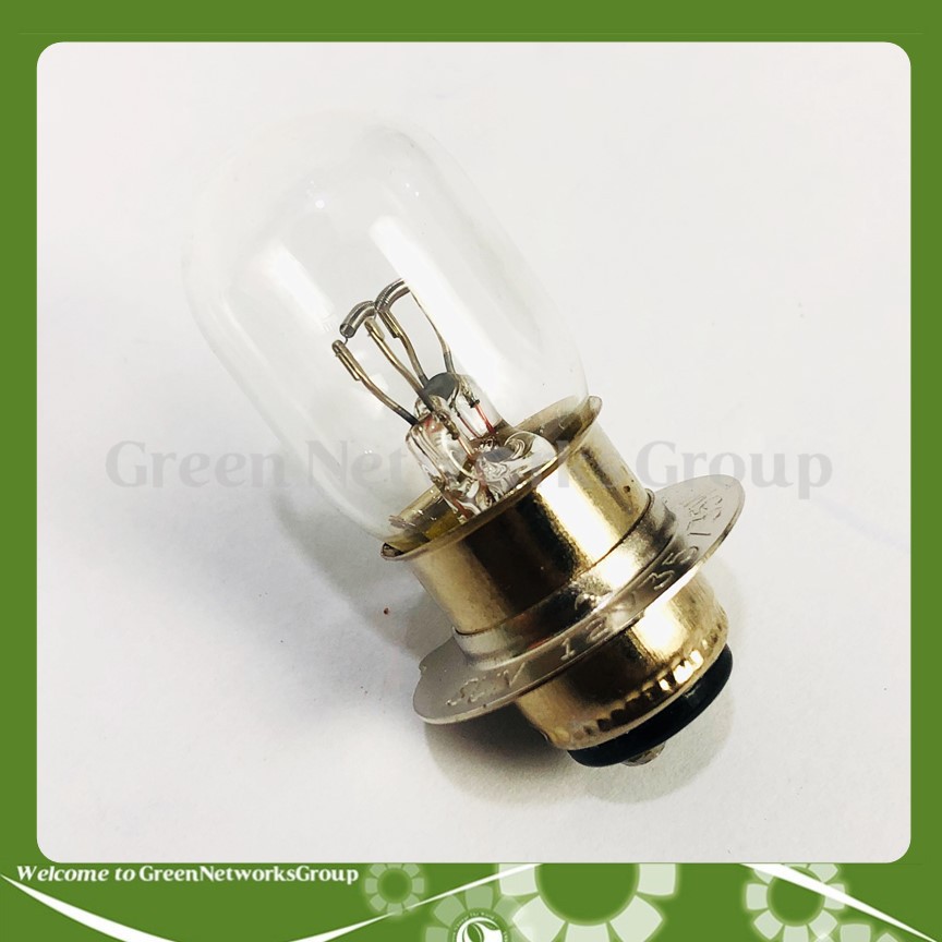 ✆◆Đèn pha xe máy 35W dây tóc Halogen 12V chân M5 Ánh Sáng Vàng (Bảo Hành 12 Tháng) - 1 bóng Sun Shing Greenne