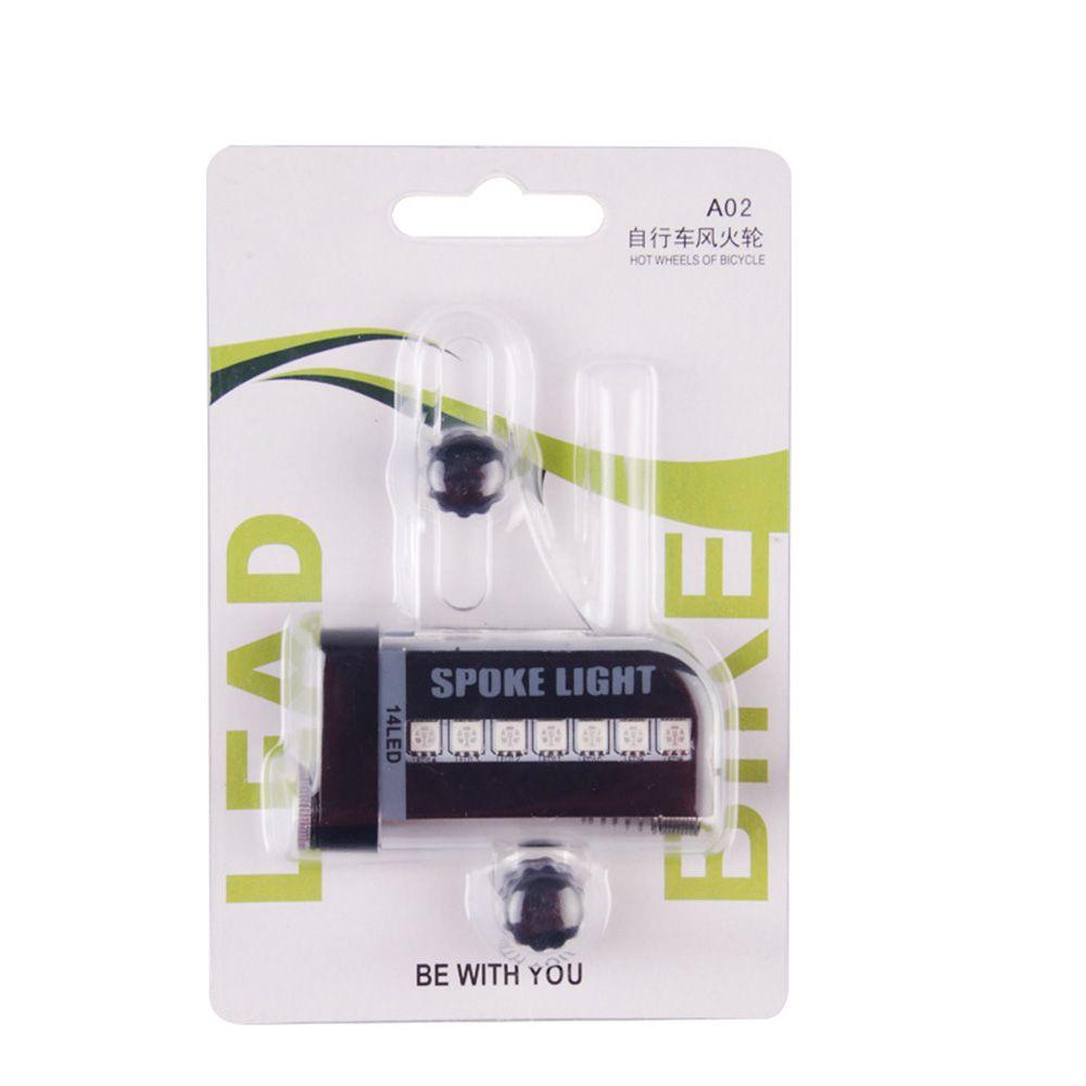 Đèn LED 14 Bóng 30 Bóng Thay Đổi Màu Sắc Gắn Căm Xe Mô Tô