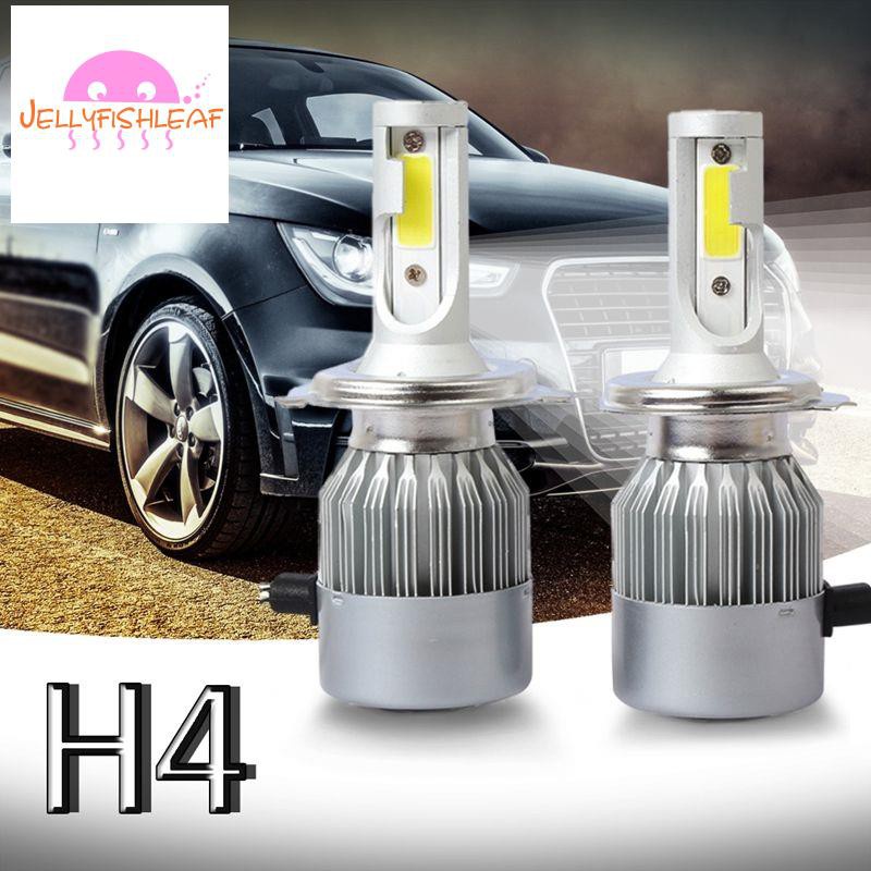 New 2pcs C6 LED Car Headlight Kit COB H4 36W 7600LM White Light Bulbs