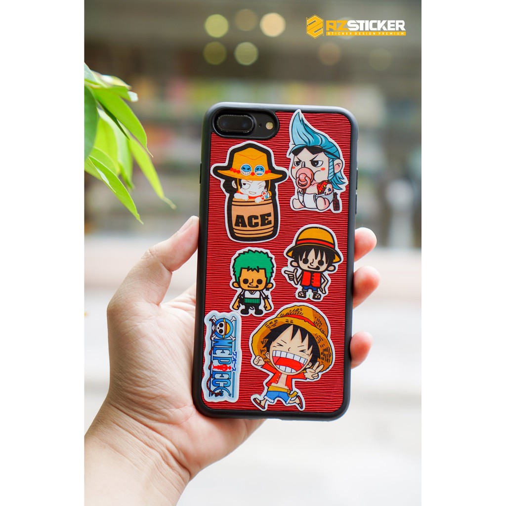 [Set 100+] Sticker One Pice - Đảo Hải Tặc | Sticker anime dán nón bảo hiểm Chống Nước, Chống Bay Màu